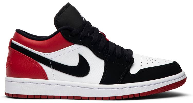 Air Jordan 1 Low Black Toe 553558-116